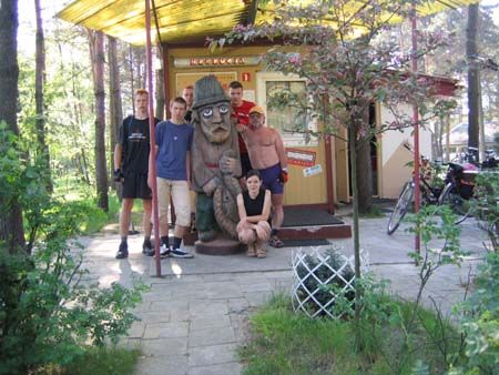 Po�egnanie z campingiem w Su�cu.